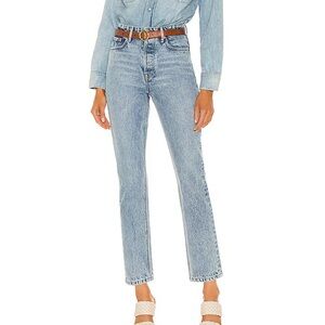 GRLFRND High Rise Straight Crop Karolina Jean in Larchmont 25